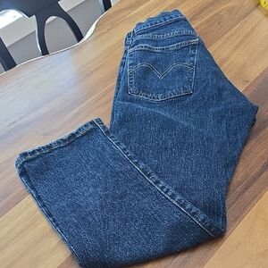 Levi's Women's Straight Leg Jeans - Dark Blue